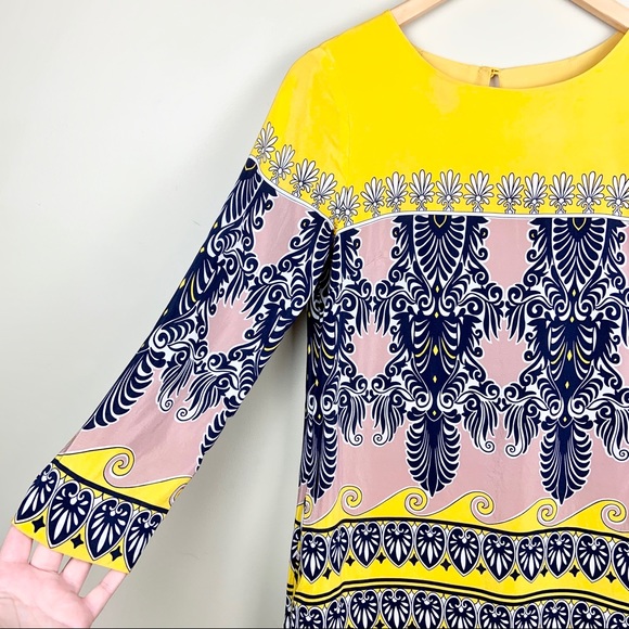 J Crew | 100% Silk Scroll Print Jules Dress - Picture 4 of 8